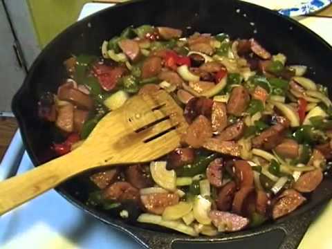 Saucy Smoked Sausage Skillet Recipe! Noreen's Kitchen