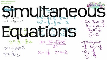Solving Simultaneous Equations | Revision for Maths A-Level or IB