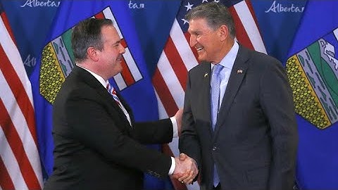 Kenney and Manchin hail North American energy security