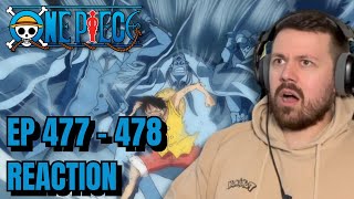 One Piece Episodes 477-478 Reaction!! | Marineford Arc!