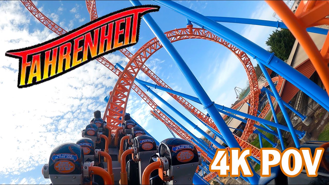 Fahrenheit Back Row POV Hersheypark Awesome Intamin Roller Coaster
