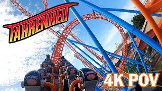 Fahrenheit Back Row POV Hersheypark Awesome Intamin Roller Coaster