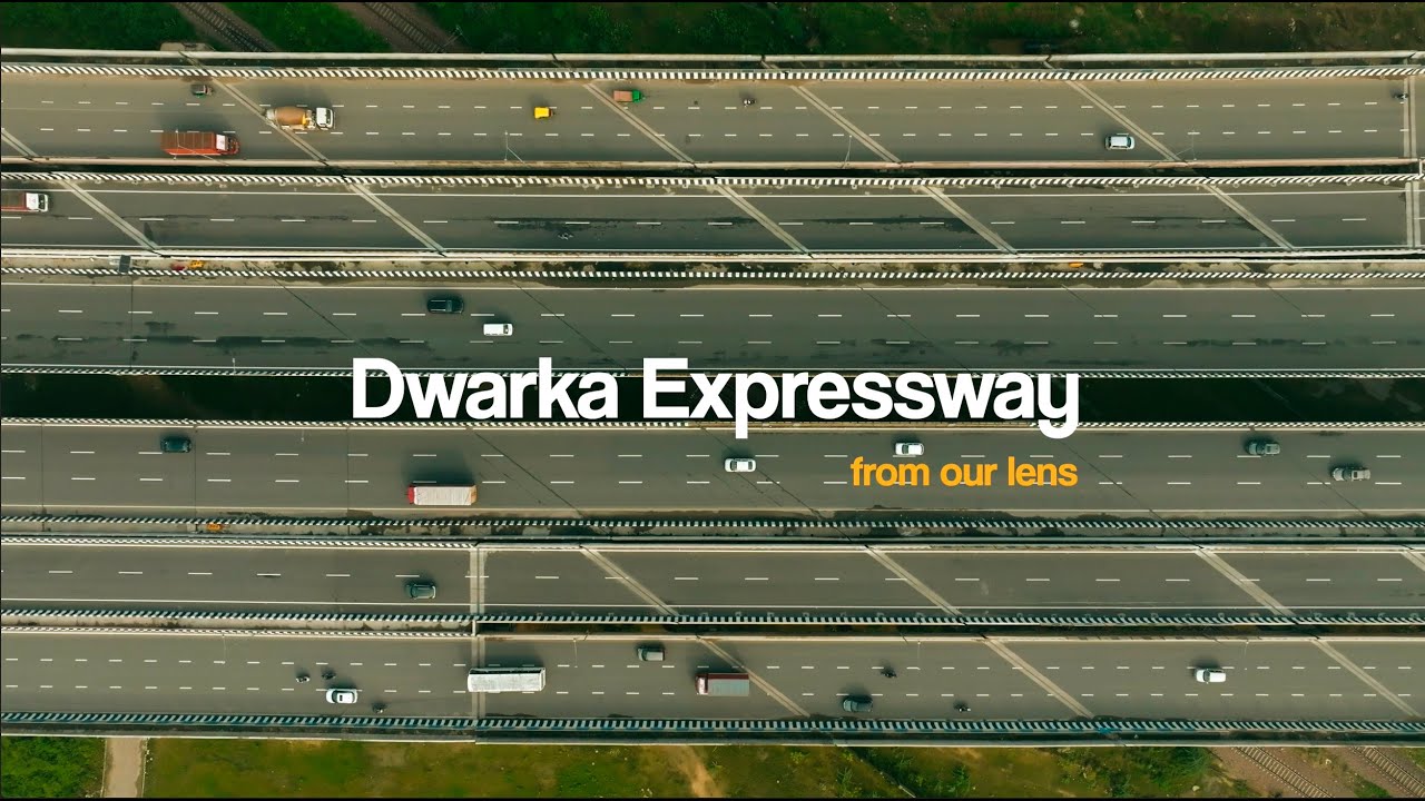 Dwarka Expressway Drone Video in 4K | Aerial Views of Gurgaon’s Modern Expressway on a Clear Day
