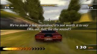 Collapse - Saosin with lyrics [Burnout Dominator OST]