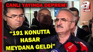 İçişleri Bakan Yardımcısı Münir Karaloğlu'ndan Tokat'ta açıklama! Canlı yayın sırasında deprem oldu