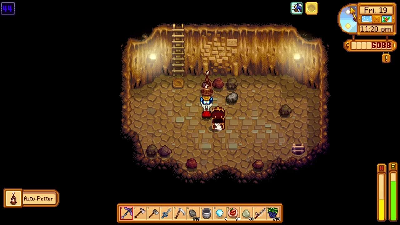 How I got an AutoPetter item for my animals Stardew Valley 1.5 YouTube