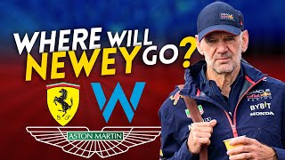 Where will ADRIAN NEWEY go next