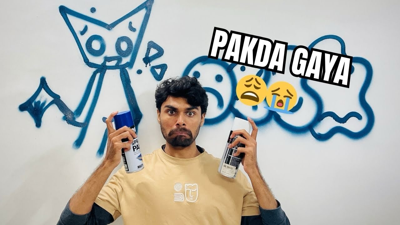 Spray Art At Home Gone Wrong 😭 | Daily Vlog 45
