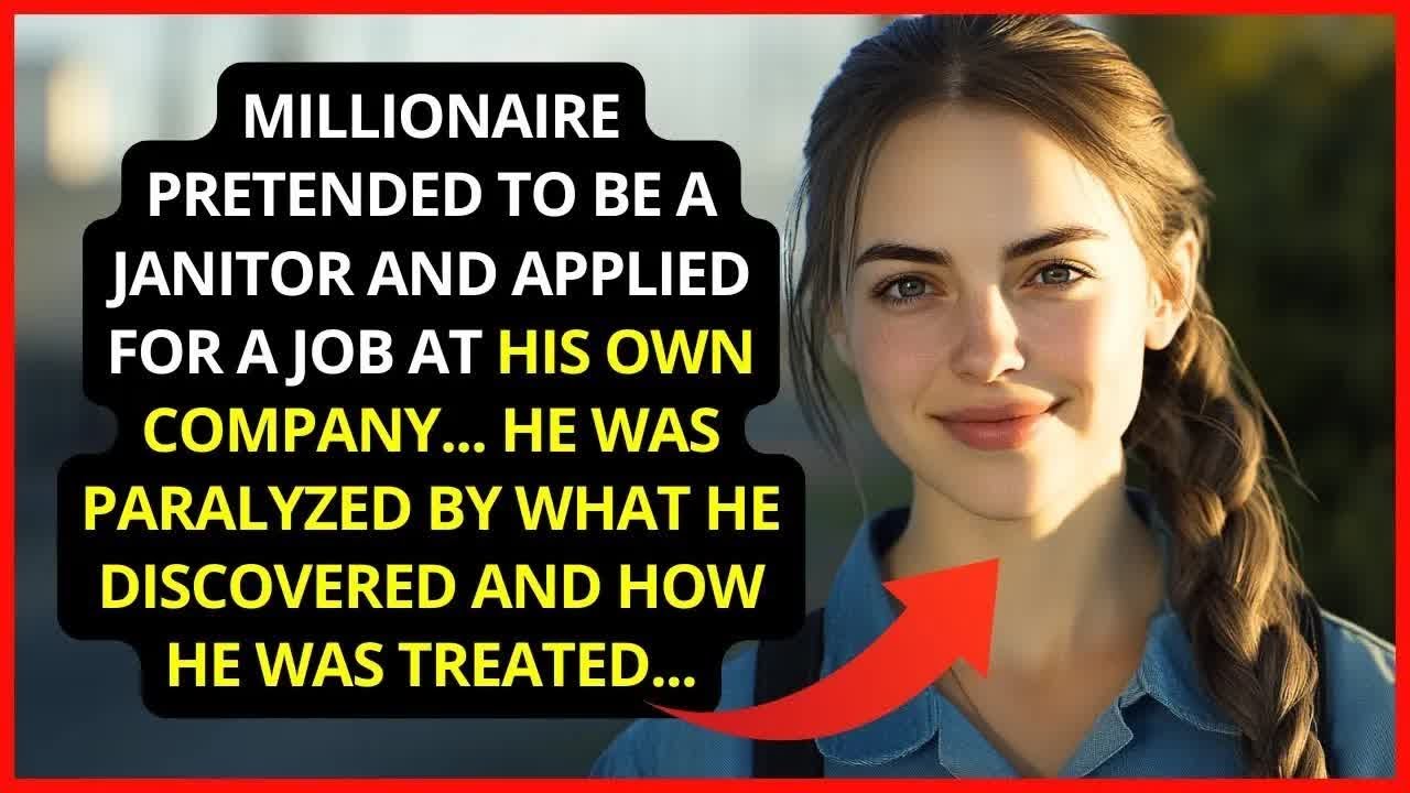 Millionaire pretended to be a janitor in his own company and was shocked by what he discovered.