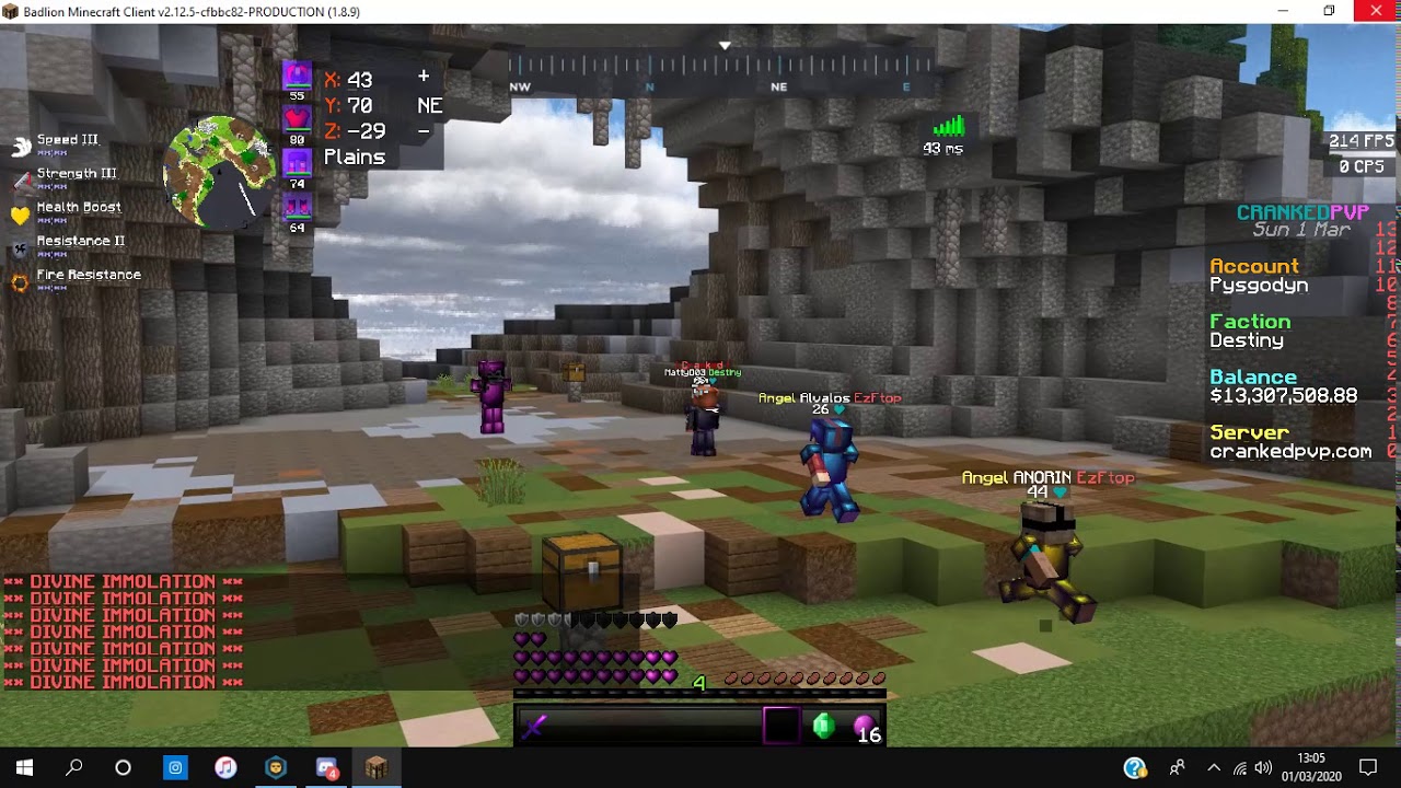 AeroMC hacking on a alt