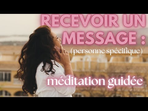 ✨📱❤️ Manifest a message from a specific person! Guided meditation. The law of attraction.