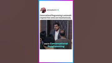 Conversational Programming Mastery || Antano & Harini