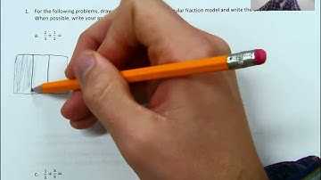 5th Grade EngageNY Math - Module 3 Lesson 4 Making Like Units Pictorally