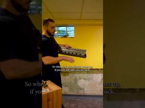 Basement Waterproofing Installation