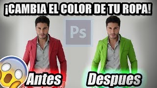 COMO CAMBIAR EL COLOR DE LA ROPA EN PHOTOSHOP-Bien Explicado-Tutorial en Español screenshot 4