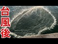台風後の漁港で巨大投網を投げたらヤバすぎた