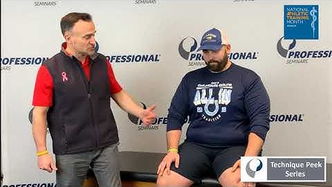 How to instruct an athlete on how to self-reduce a shoulder dislocation  |  Technique Peek Series