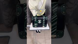 Do NOT let a Harry Potter fan see this 🥹🪄 #harrypotter #fan #handmadebag #slytherin #fyp