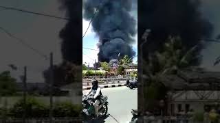 KEBAKARAN DI BOROBUDUR,  MANOKWARI,  PAPUA BARAT