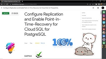 Configure Replication and Enable Point-in-Time-Recovery for Cloud SQL for PostgreSQL || [GSP922]