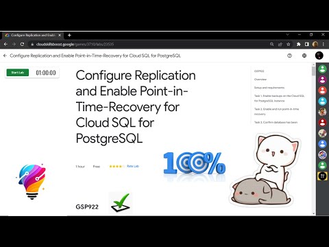 Configure Replication and Enable Point-in-Time-Recovery for Cloud SQL for PostgreSQL || [GSP922]