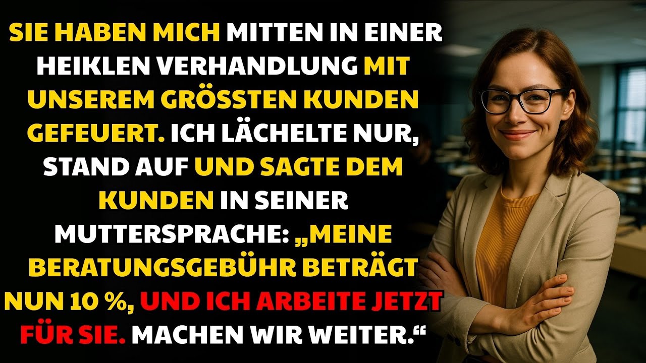 Sie Überlistete Den Manager, Der Sie Mitten Im Deal Gefeuert Hat 💼 | Enthüllter Firmenverrat