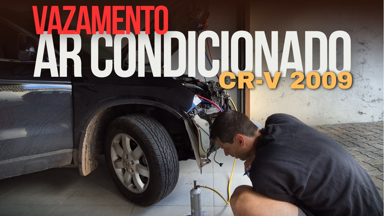 Identificando e Resolvendo Vazamento A/C da CR-V