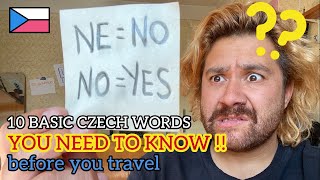10 CZECH WORDS, you need to know before you travel