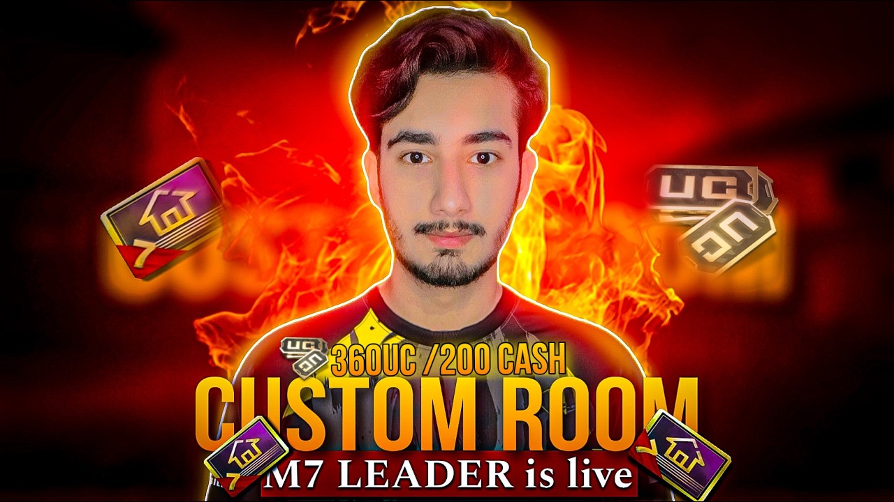 PUBG MOBILE LIVE CUSTOM ROOMS | M7LEADER.