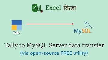 Tally to MySQL Server data transfer: Tutorial
