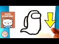 How to Draw Among Us - Ghost - Easy Pictures to Draw