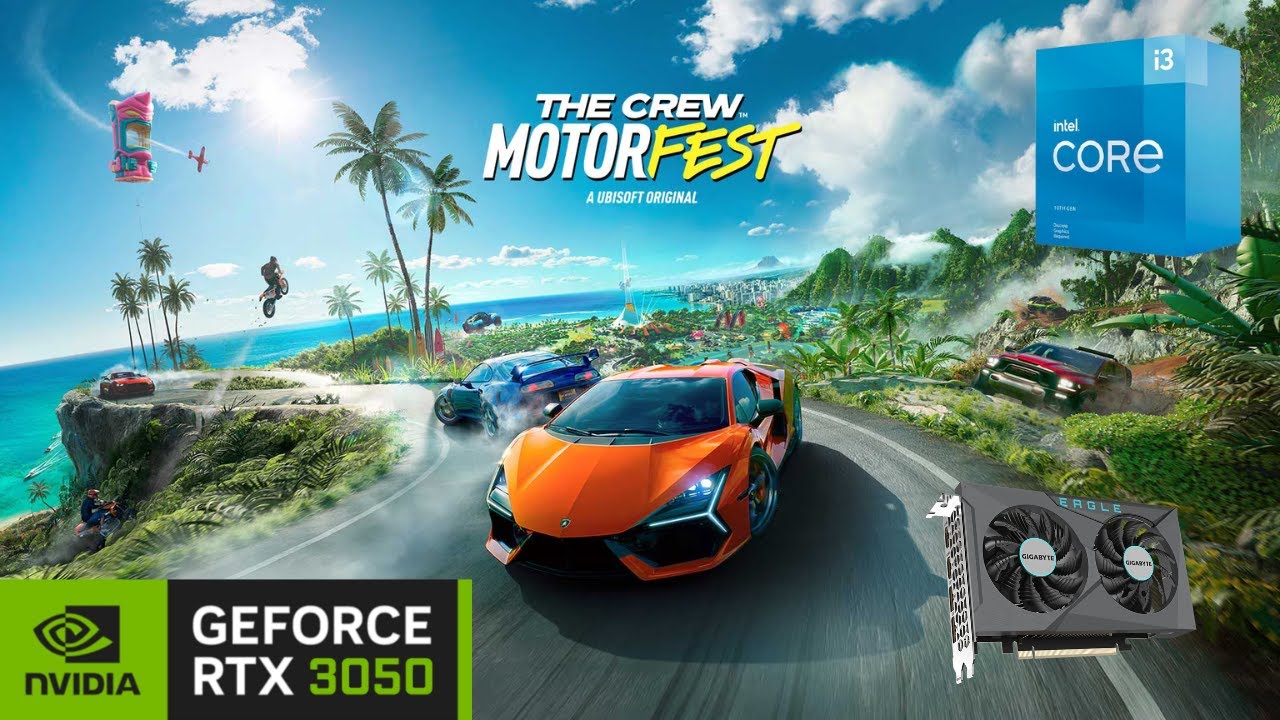 The Crew Motorfest | RTX 3050 6GB + i3 10105 | Alto 1080p | FPS