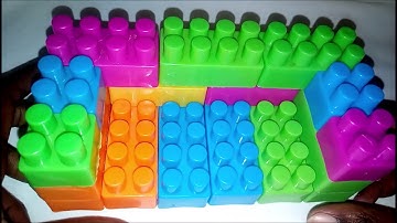 How to make a sofa set with plastic building blocks