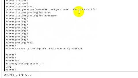 CyneWorX:  How to change the hostname for a Cisco device