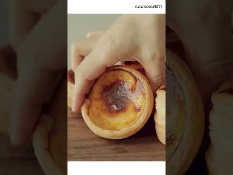 구워지면 키가 자라는🙃 에그타르트 Perfect Crispy! Egg Tart #Shorts