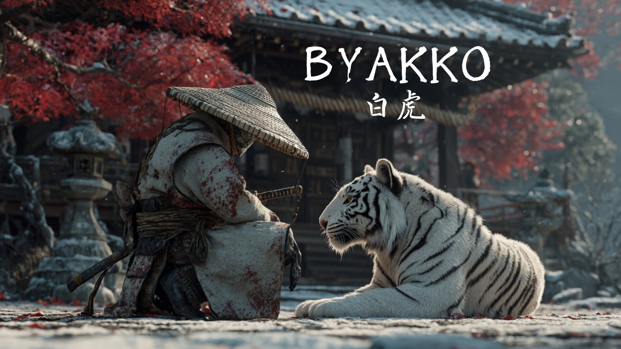 BYAKKO — 白虎 — | Japanese Samurai Ambience for Guardian Strength & Stillness | 432 Hz