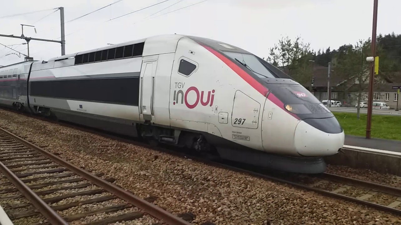 TGV In⭕ui CherbourgBourg St Maurice à Lisieux + Passage d'un