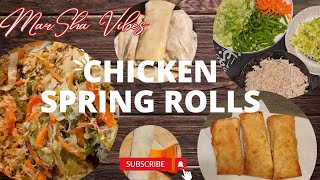 Chicken Spring Rolls / Homemade chicken Rolls #ramzan #special #recipe #desifood #easyrecipe