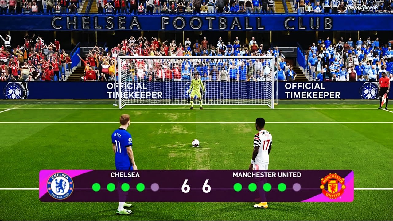 PES 2021 | Chelsea vs Manchester United | Penalty Shootout | Gameplay PC