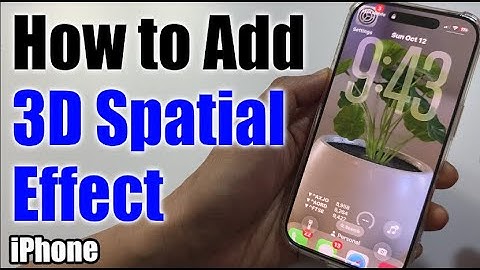 Hoe voeg je een 3D-ruimtelijk effect toe aan je iPhone iOS 26-vergrendelscherm?