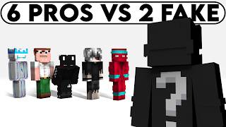 6 Bedwars Pros VS 2 Fakes