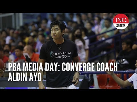 PBA Media Day: Converge coach Aldin Ayo