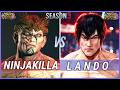 Tekken 8 ▰ NINJAKILLA (Fahkumram) vs LANDON D (Law) ▰ High Level Gameplay