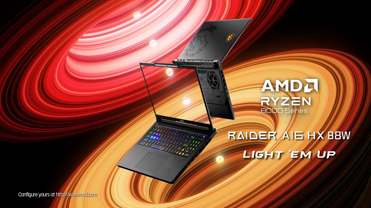 Raider A16 HX B8W - Light 'em Up | MSI