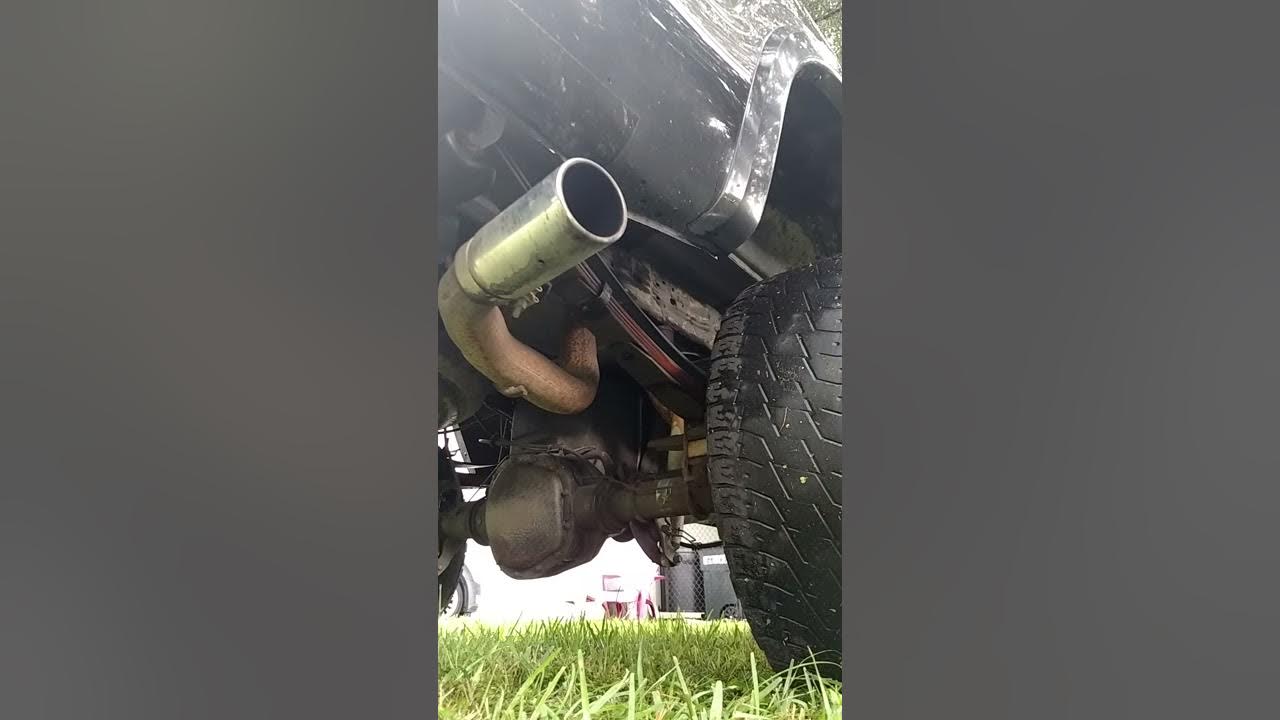 2005 f250 6 0 straight pipe youtube
