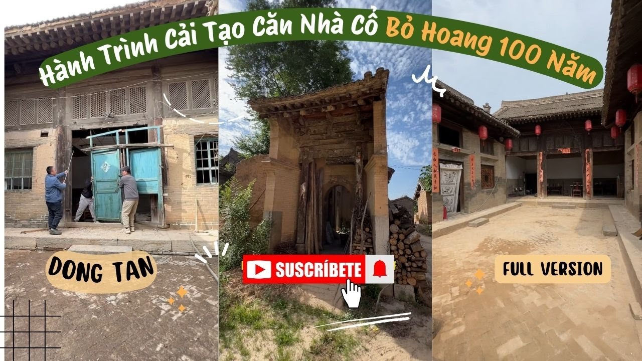 Full Version | Hành Trình Cải Tạo Căn Nhà Cổ Bị Bỏ Hoàn 100 Năm Và Cái Kết | Đông Tần #caitaonha