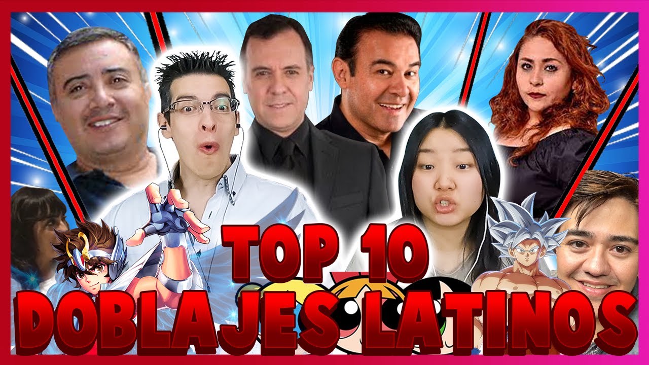 JAPONESA 🎌 REACCIONANDO a TOP 10 Actores de DOBLAJE LATINO!!