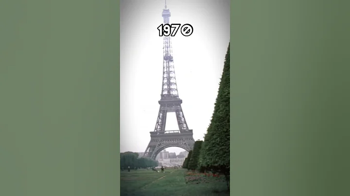 EIFFEL TOWER over the years 🇫🇷 (1887 to 2023) #shorts #viral #geography #history