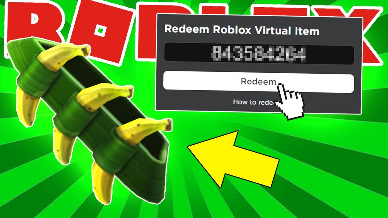 Here Is A New Free Item On Roblox How To Get It Banandolier Youtube - fill the bin part 1 roblox