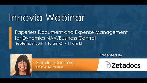 Paperless Document and Expense Management for Dynamics NAV/Business Central